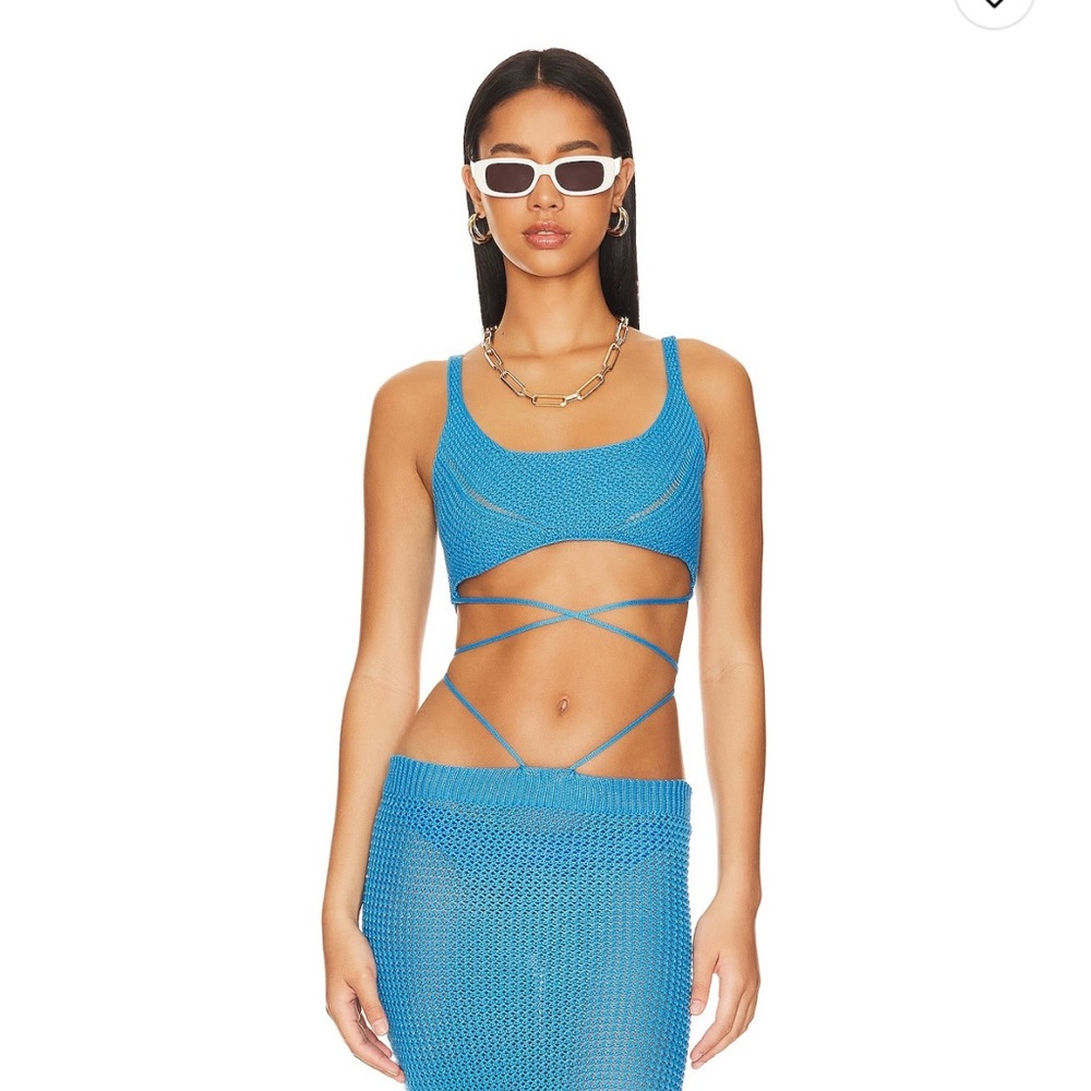 Blue Women's Swim Coverup